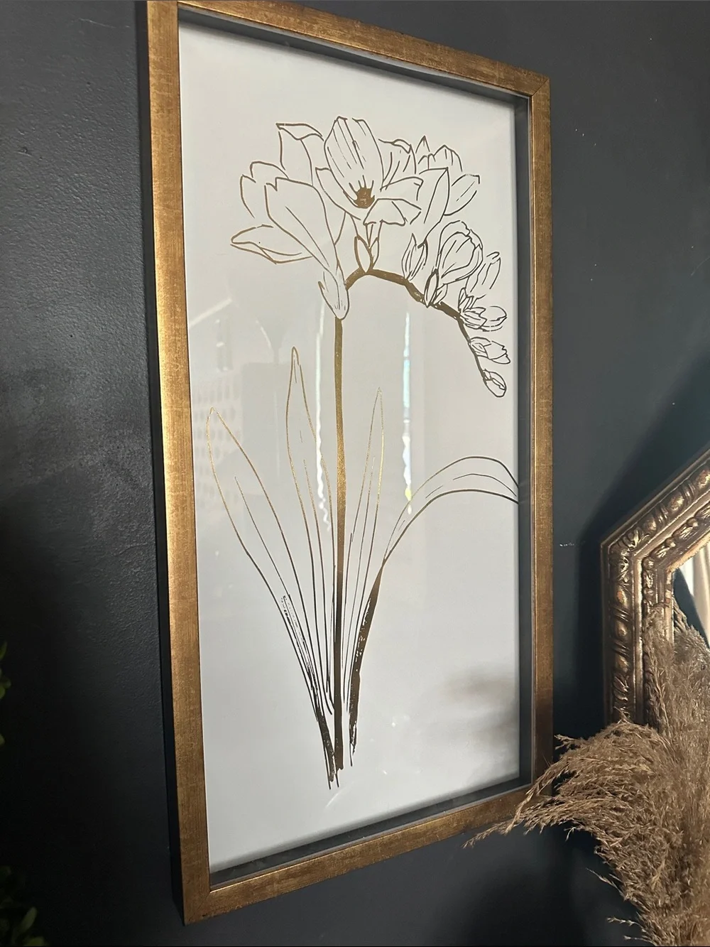 Floral Line Art Wall Decor -